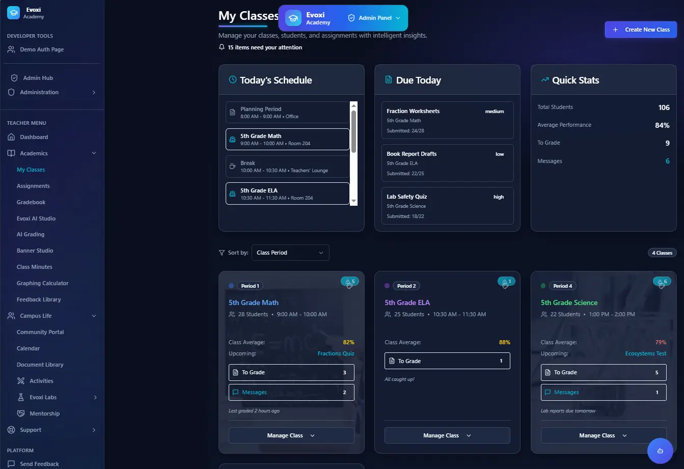 Evoxi Academy screenshot