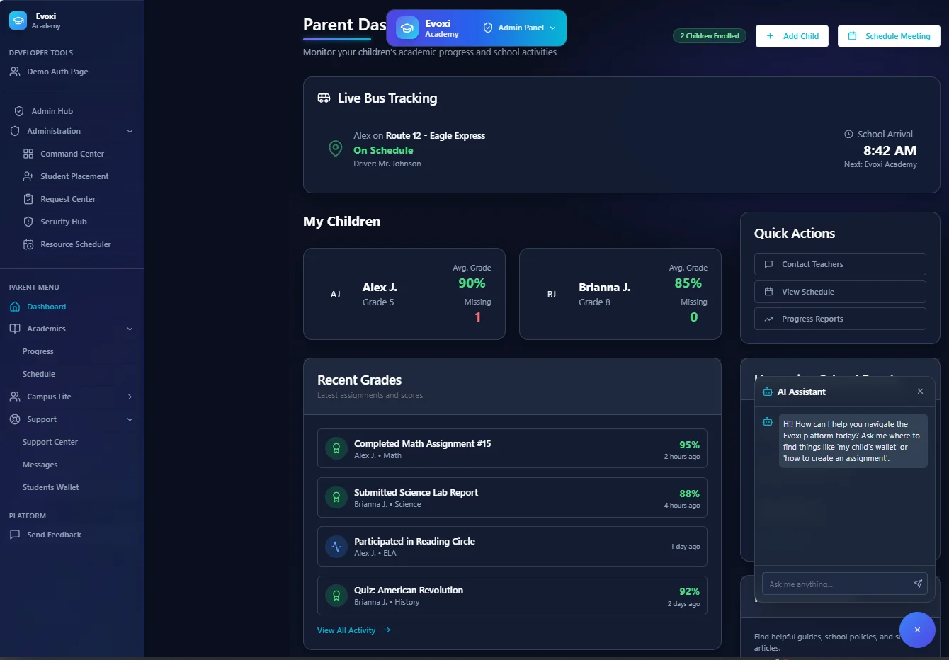 Evoxi Academy screenshot
