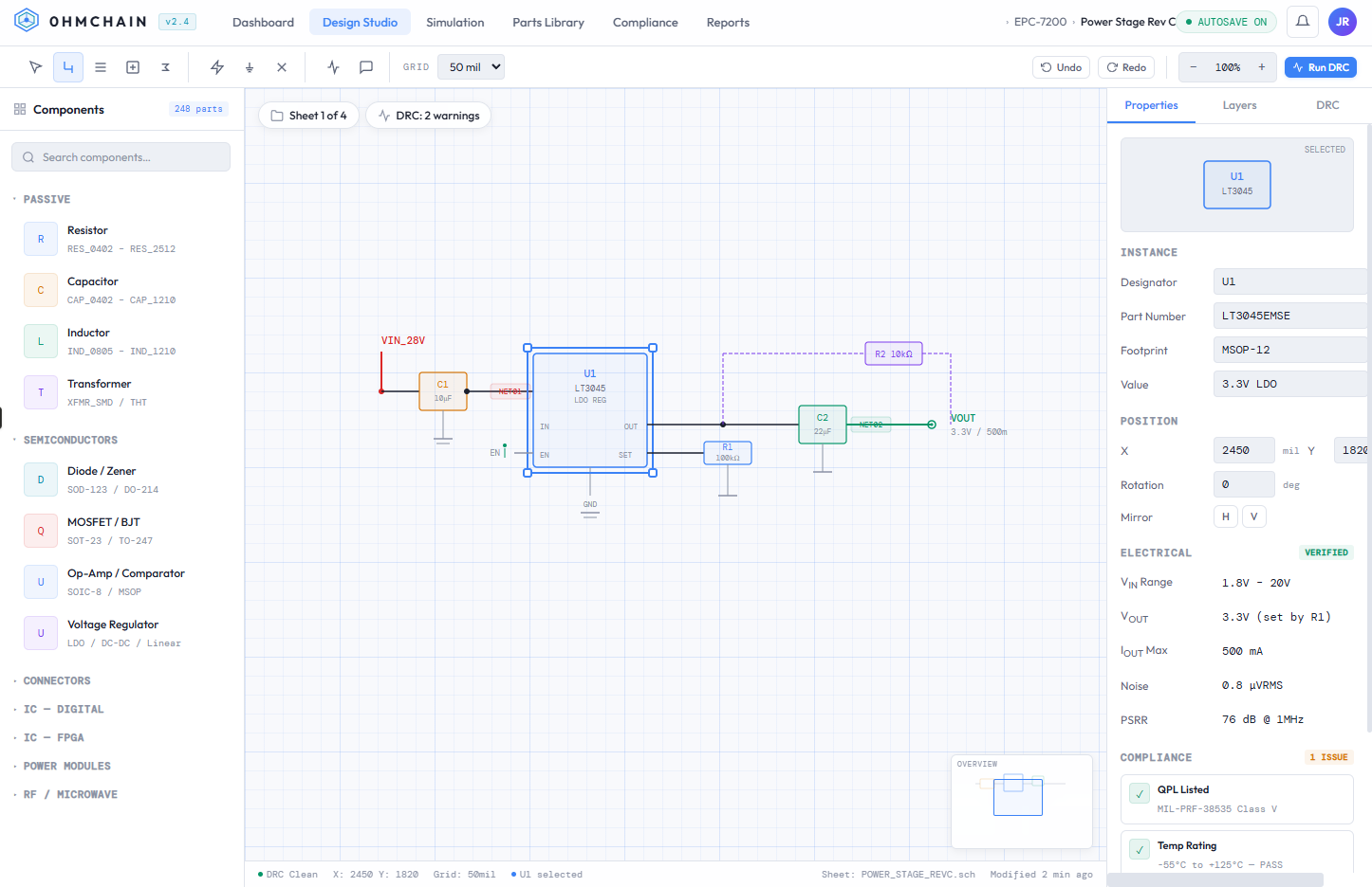 OhmChain screenshot